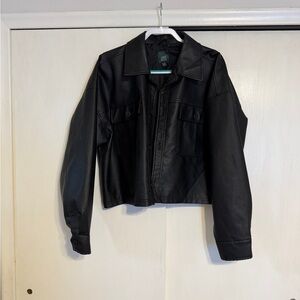 Wild Fable Black Leather Jacket